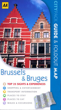 2011 - BRUSSELS & BRUGES - City Pack AA UK ISBN 978-0-7495-5244-2